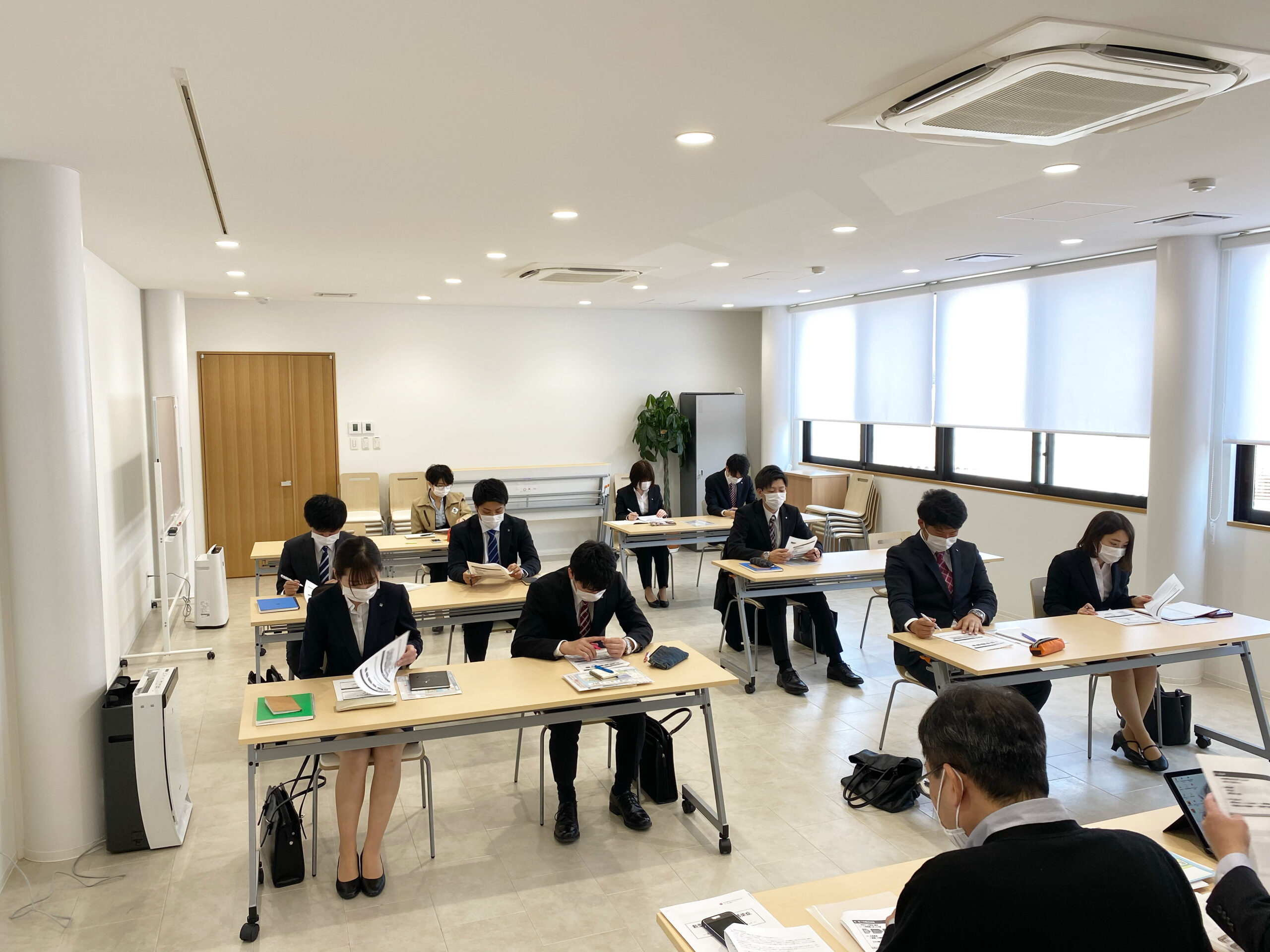 新入社員研修の様子